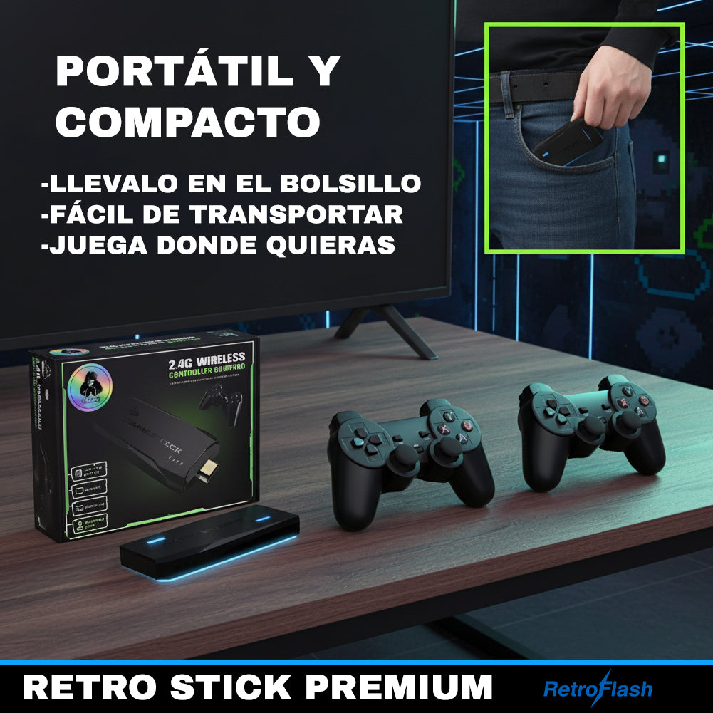 Consola de Juegos Inalámbrica Retro Stick™ / EDICIÓN LIMITADA